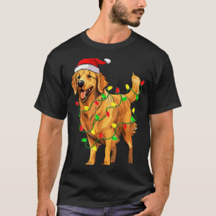 Camiseta Perro de raza Retriever Dorado con sombrero de San