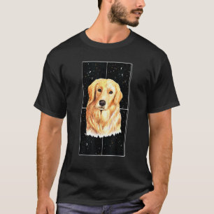 Camiseta Perro de raza Retriever dorado crema inglés Espaci
