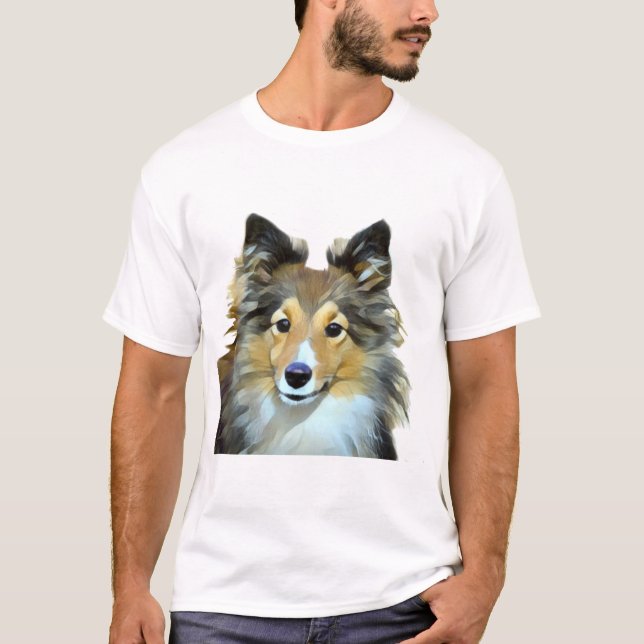 Camiseta Perro de rebaño de cordero (Anverso)