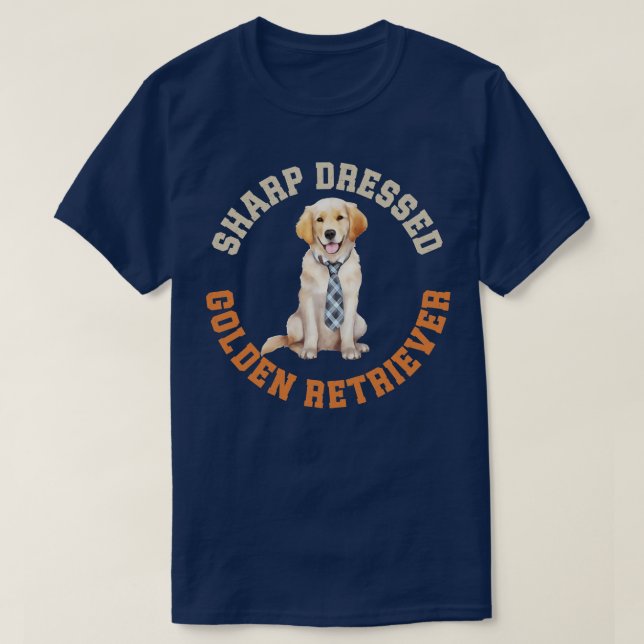 Camiseta Perro de recuperación de oro (Diseño del anverso)
