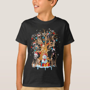 Camiseta Perro de regalo adorno de árbol de Navidad malinés