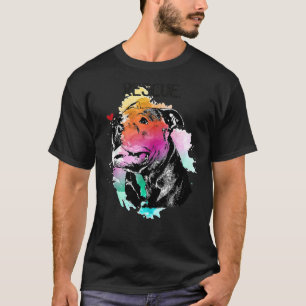 Camiseta Perro de rescate de Pitbull Adopta a la Madre de l
