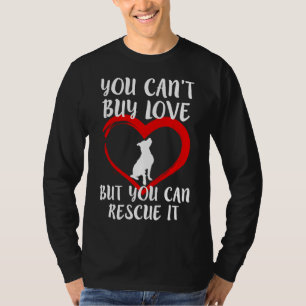 Camiseta Perro de rescate de Pitbull adopta a las mujeres c
