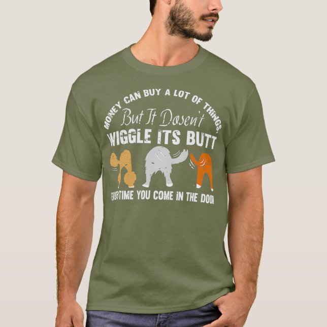 Camiseta Perro de rescate lindo amantes de la divertida mal (Anverso)