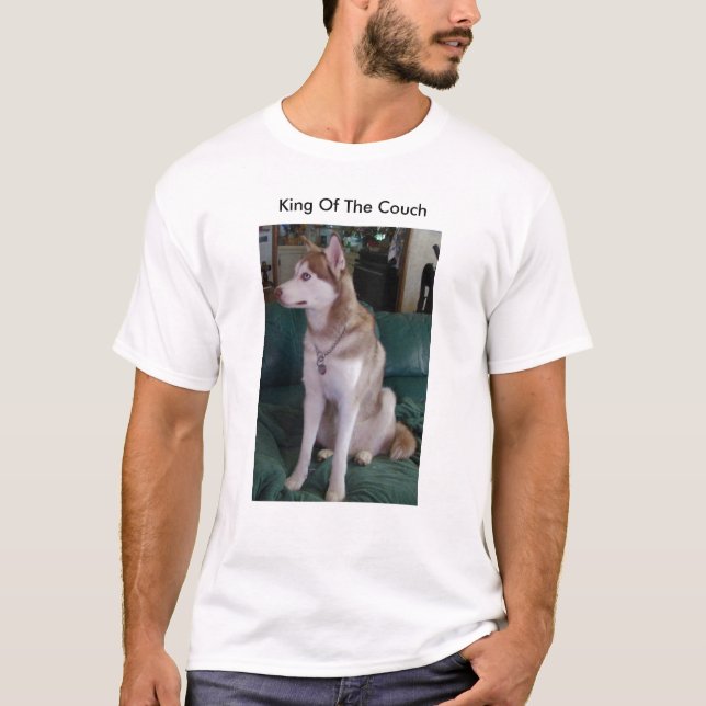 Camiseta Perro de Rory, rey Of The Couch (Anverso)