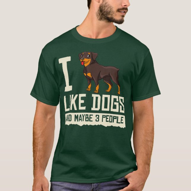 Camiseta Perro de Rottweiler cachorros Dueño Lover _14 (Anverso)