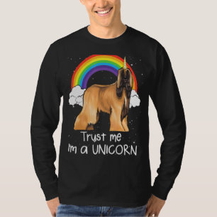 Camiseta Perro de Sabueso Afgano Arcoíris Confía En Mí Soy
