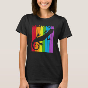 Camiseta Perro de salamandra arcoiris
