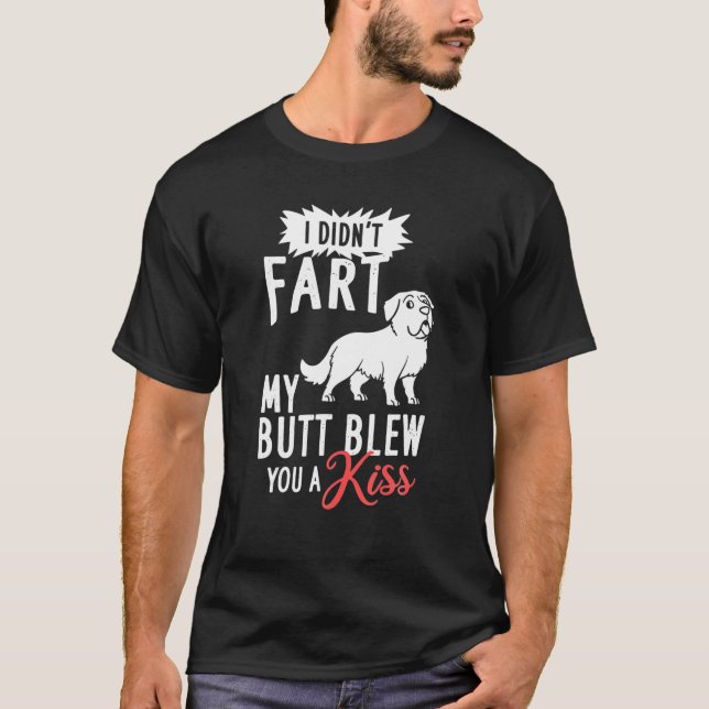 Camiseta Perro de San Bernardo Cachorros Dueño (Anverso)