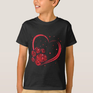 Camiseta Perro de San Valentín &amp; Día de San Valentín de