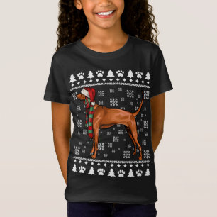 Camiseta Perro de segunda mano, perro de Santa Hat, navidad