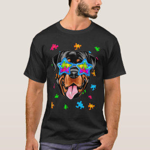 Camiseta Perro de sensibilización sobre el autismo por romp
