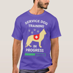 Camiseta Perro de servicio en entrenamiento Pastor alemán 