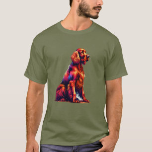 Camiseta Perro de Setter Irlandés