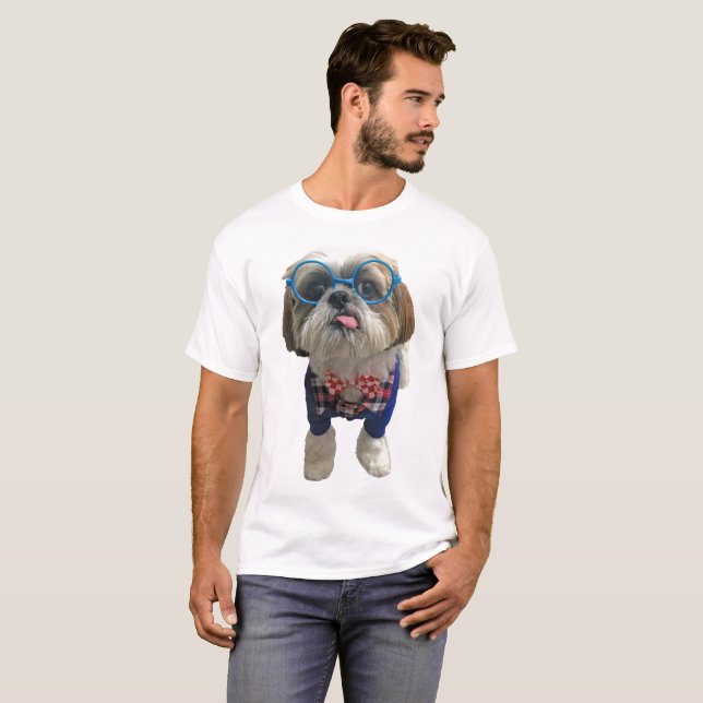Camiseta Perro de Shih Tzu del inconformista (Anverso completo)