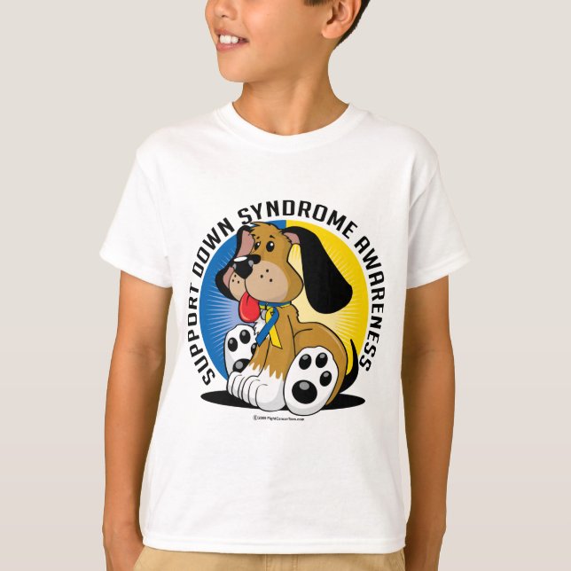Camiseta Perro de Síndrome de Down (Anverso)
