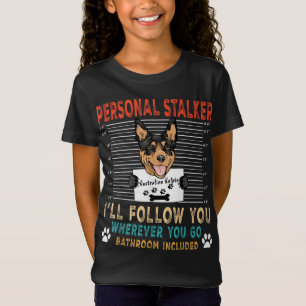 Camiseta Perro de Stalker australiano Kelpie Funny Puppy