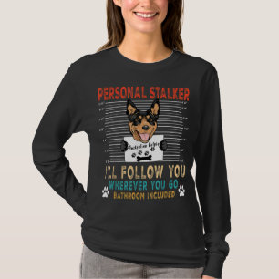 Camiseta Perro de Stalker australiano Kelpie Funny Puppy