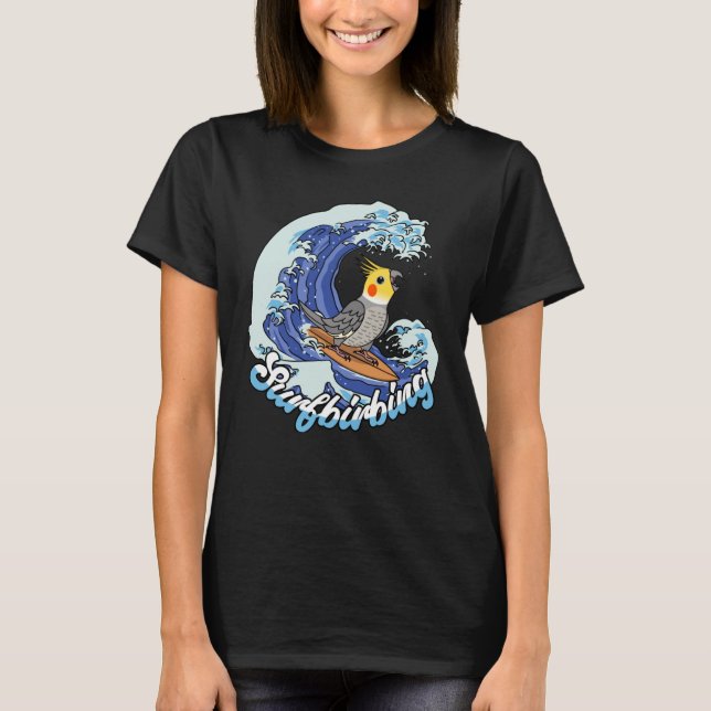Camiseta Perro de Surfbirbing I Cockatiel (Anverso)