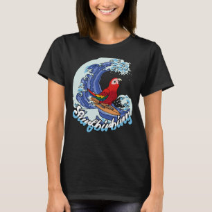 Camiseta Perro de Surfbiring I Scarlet Macaw