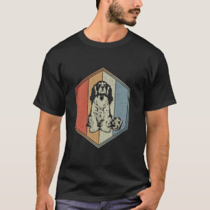 Camiseta Perro De Terranova Con El Diseño En Peligro Retro 