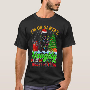 Camiseta Perro de Terranova en la lista traviesa de Santa C