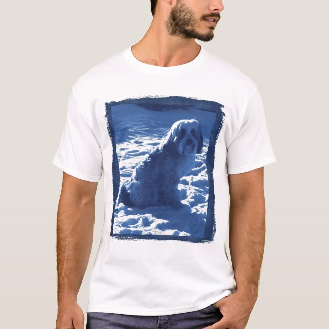 Camiseta Perro de Terrier tibetano (Anverso)