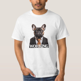 Camiseta Perro de trabajo bulldog francés amigo jefe cachor