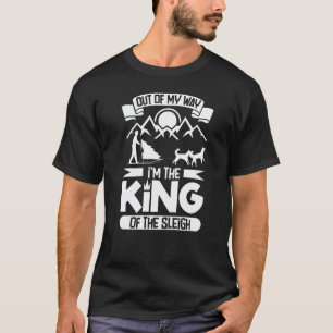 Camiseta perro de trineo husky de Alaska carreras y mushing