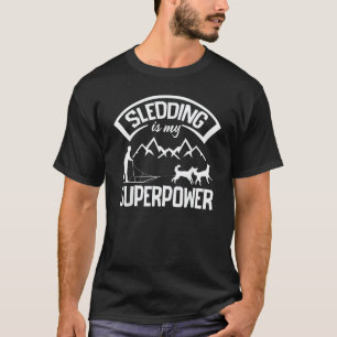 Camiseta perro de trineo husky de Alaska carreras y mushing