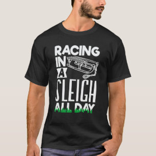 Camiseta perro de trineo husky de Alaska carreras y mushing