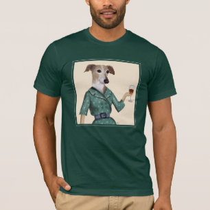 Camiseta Perro de vino Greyhound