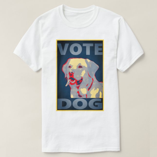 Camiseta Perro de voto (Diseño del anverso)