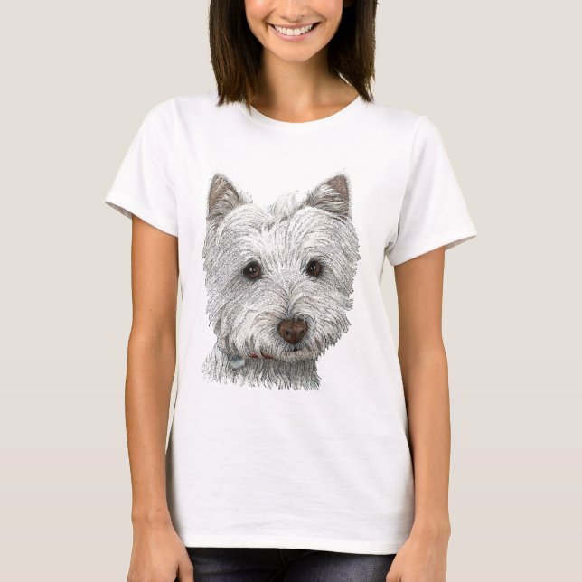 Camiseta Perro de Westie (Anverso)