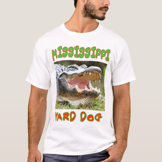 CAMISETA PERRO DE YARDA DE MISSISSIPPI (Anverso)