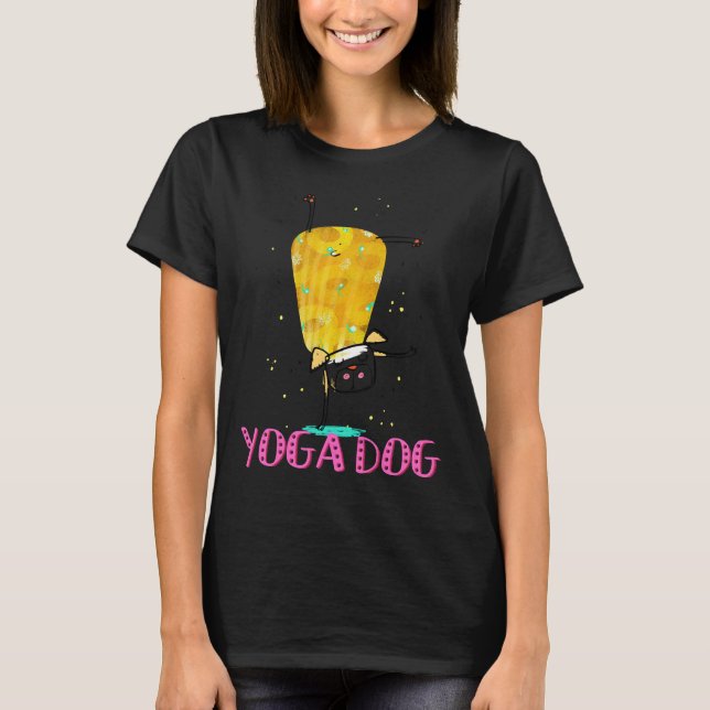 Camiseta Perro de yoga (Anverso)