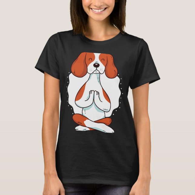 Camiseta Perro de yoga (Anverso)