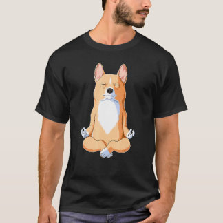 Camiseta Perro de Yoga Corgi