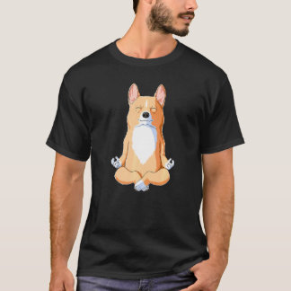 Camiseta Perro de Yoga Corgi Premium