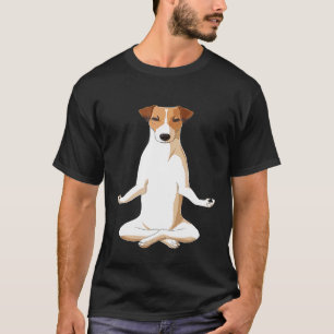 Camiseta Perro de Yoga Divertido Jack Russell Terrier