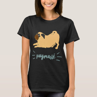 Camiseta Perro de Yoga Gracioso Cita Fans de la Música Pugm