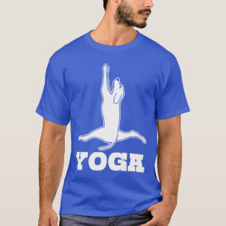 Camiseta Perro de yoga Perro Spagat Niño amigo de la medita