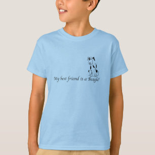 Camiseta Perro Deefa - ¡Mi mejor amigo es un Beagle!