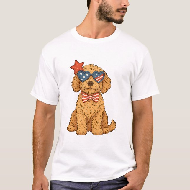 Camiseta Perro del 4 de Julio (Anverso)