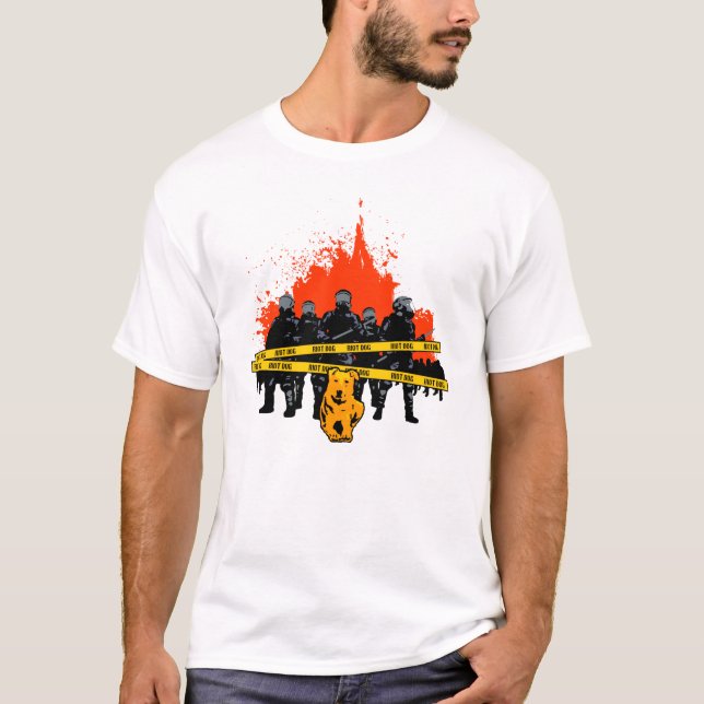 Camiseta Perro del alboroto (Anverso)