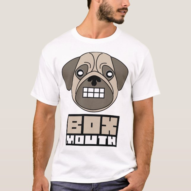 Camiseta Perro del barro amasado de Boxmouth (Anverso)