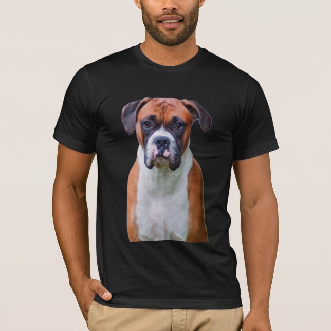 Camiseta Perro del boxeador (Anverso)