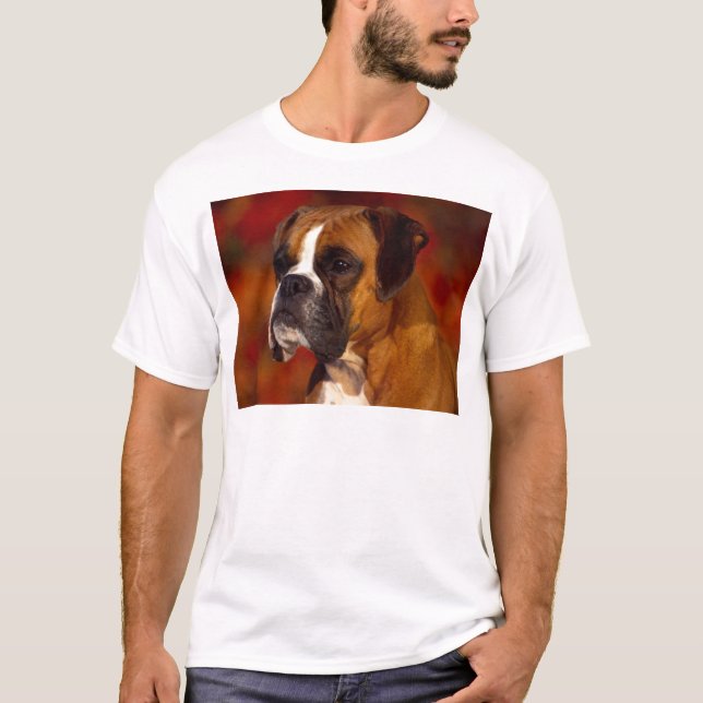 Camiseta Perro del boxeador (Anverso)