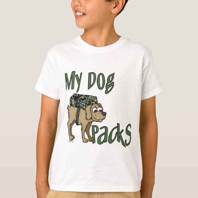 Camiseta Perro del campamento (Anverso)
