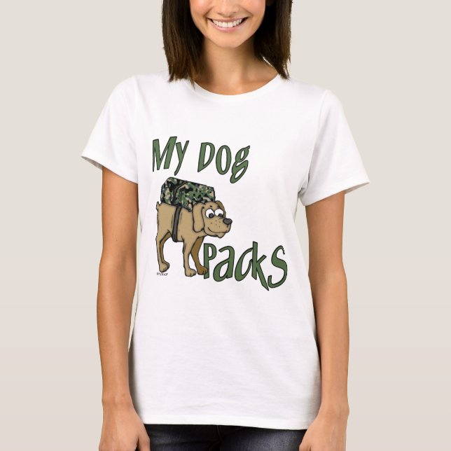 Camiseta Perro del campamento (Anverso)